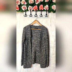 Jones New York Classic Open Knit Oversized Cardigan